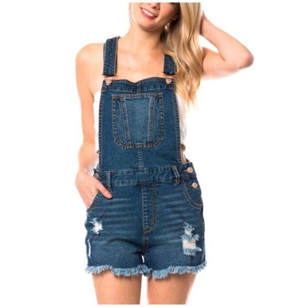 🆕 Sleeveless Denim Romper